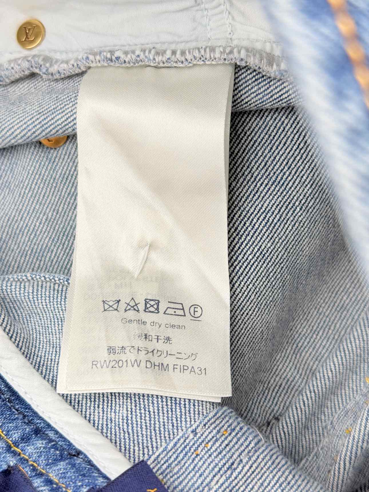 LOUIS VUITTON Blue Size 28 Jeans