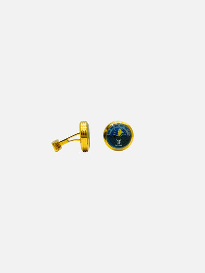 TF EST. 1968 Yellow & Black Cuff Links