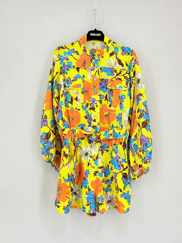 ZIMMERMANN Estelle Floral Print Size Medium Playsuit