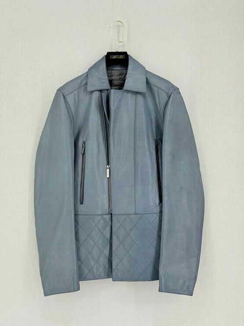 CALVIN KLEIN Zip-up Pale Blue Jacket
