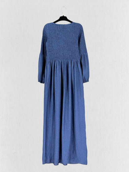 COCO SHOP Midnight Blue Size Small Midi Dress
