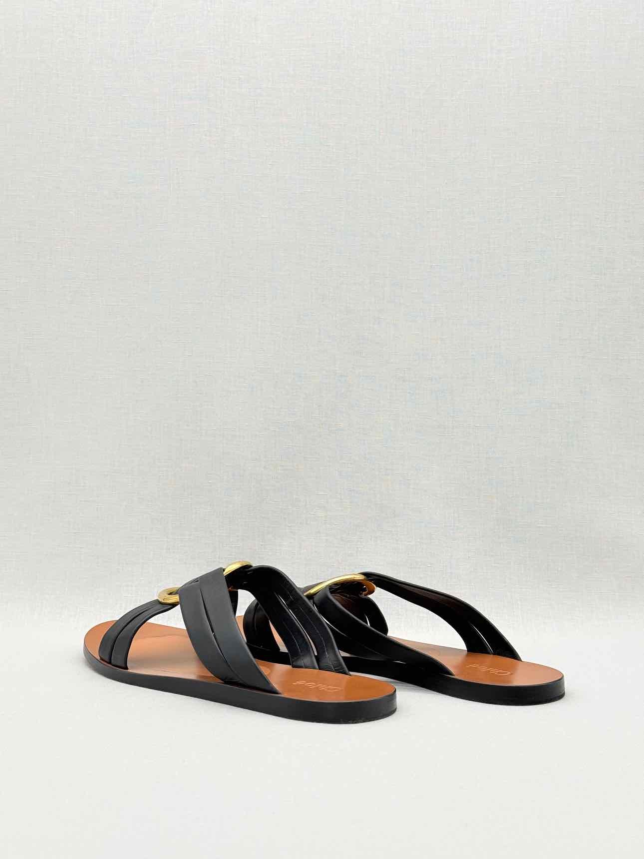 CHLOE Rony Black Size EU 40 Sandals