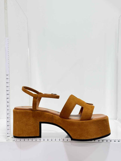 HERMES Jam 30 Natural Size EU 37 Wedges