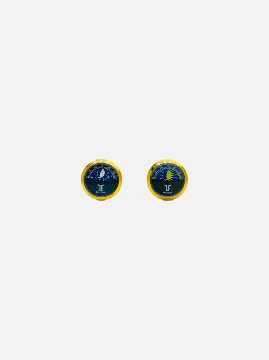 TF EST. 1968 Yellow & Black Cuff Links