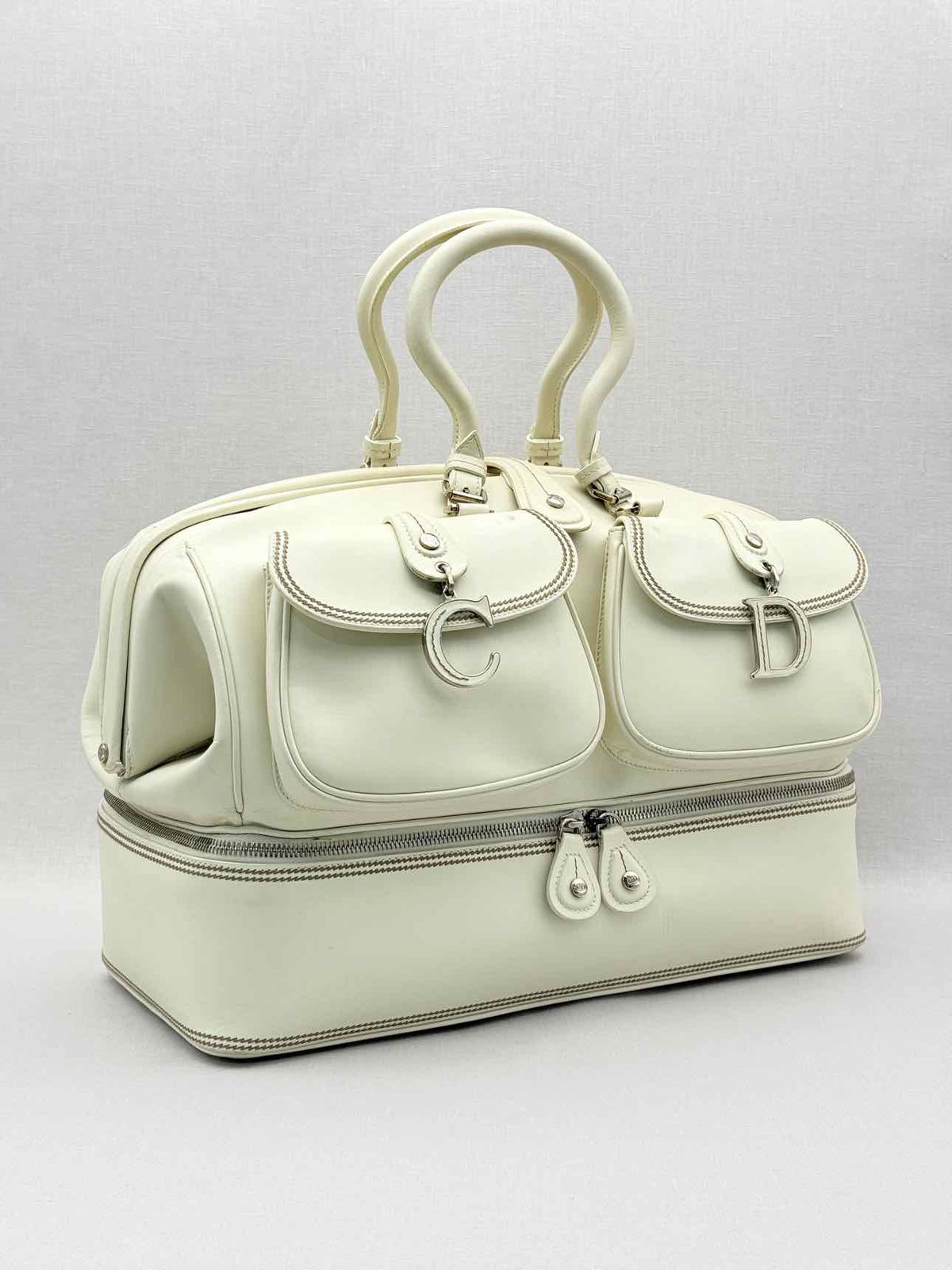 DIOR Vintage Off-white Top Handle