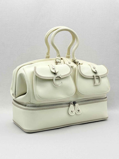 DIOR Vintage Off-white Top Handle