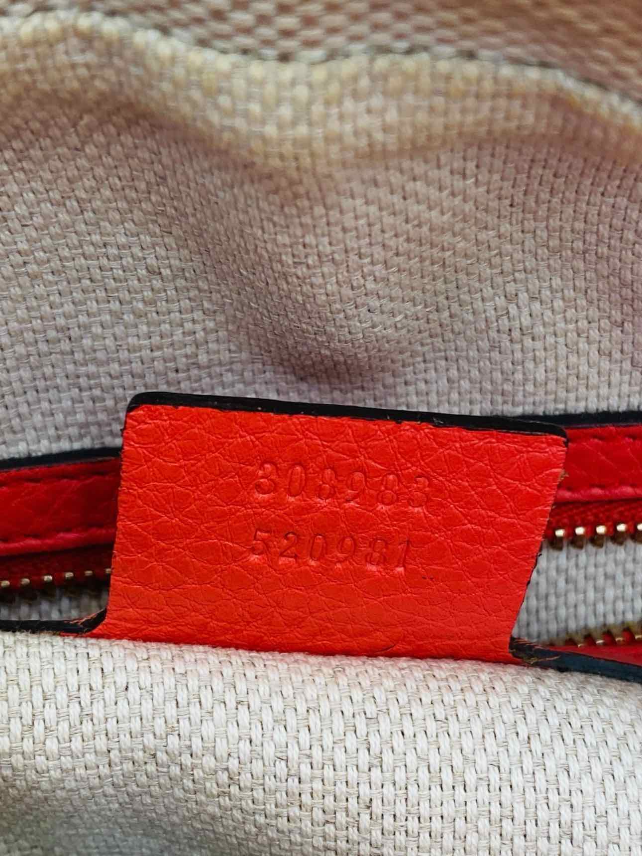 GUCCI Soho Chain Zip Red Shoulder Bag