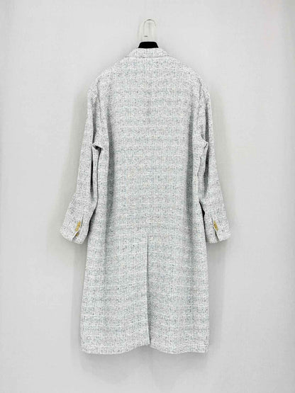 MAISON MARGIELA 2017 White & Grey Size US 0 Coat