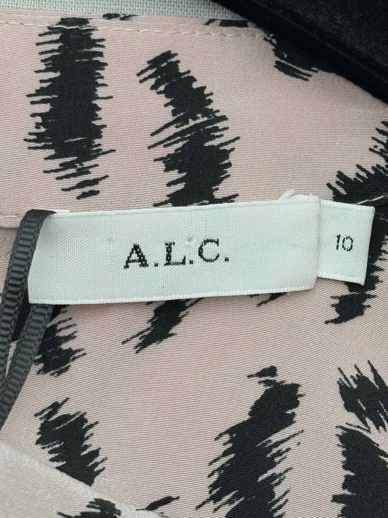 A.L.C. Pink & Black Size US 6 Top