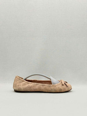 LOUIS VUITTON Scrunch Beige Size EU 38 Ballet Flats
