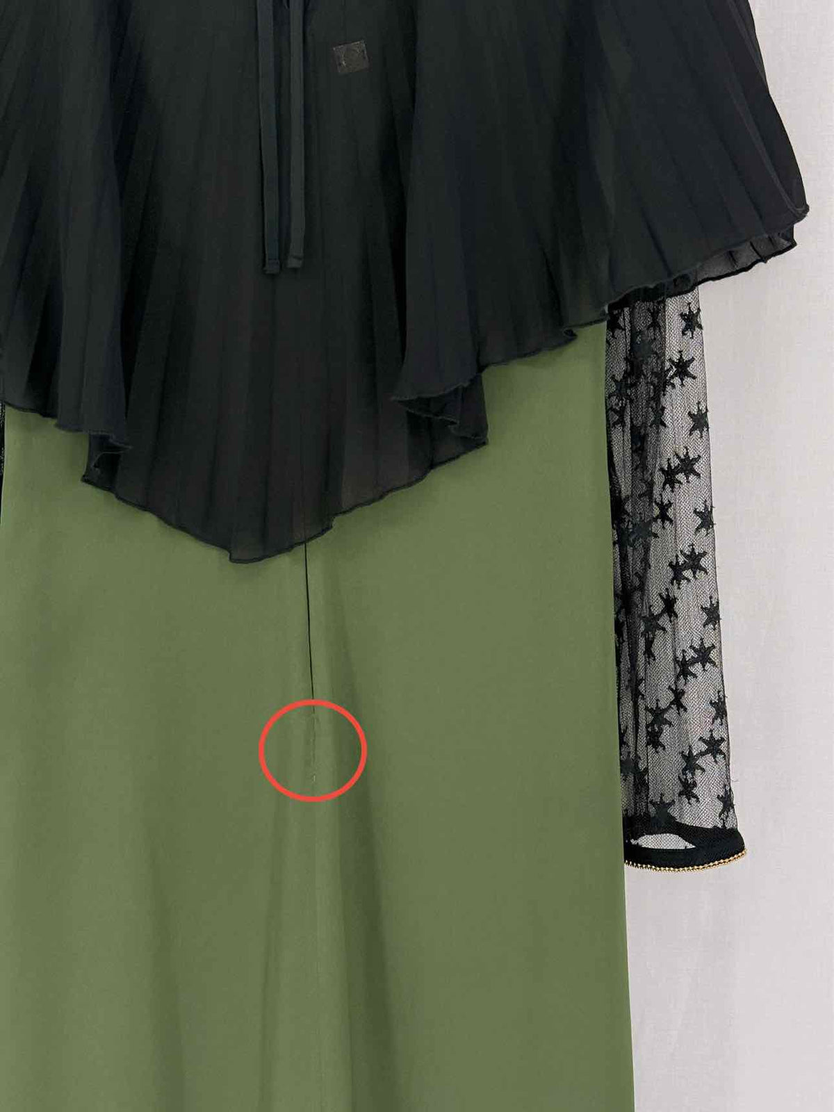 CAVALLI CLASS Green & Black Size US 8 Long Dress