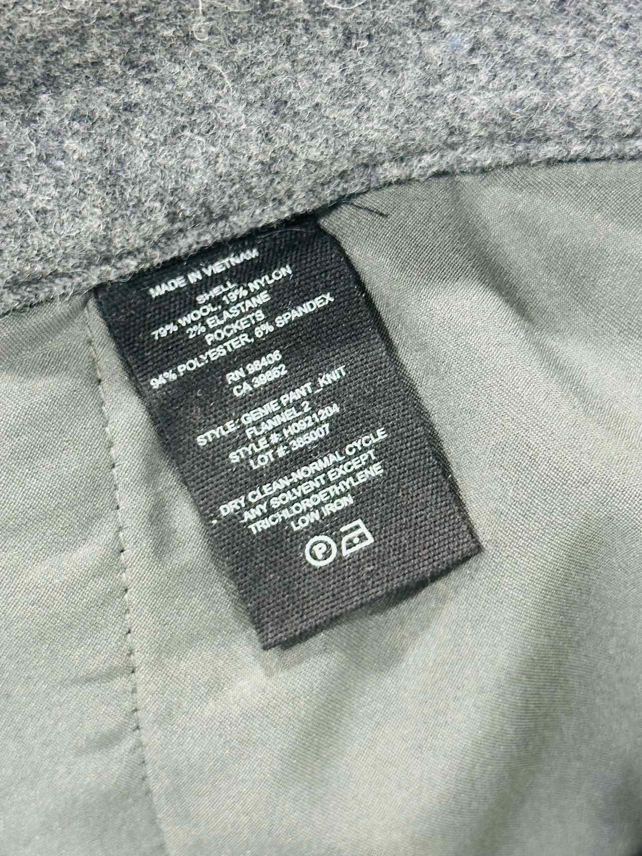 THEORY Wide Leg Grey Size Small Pants