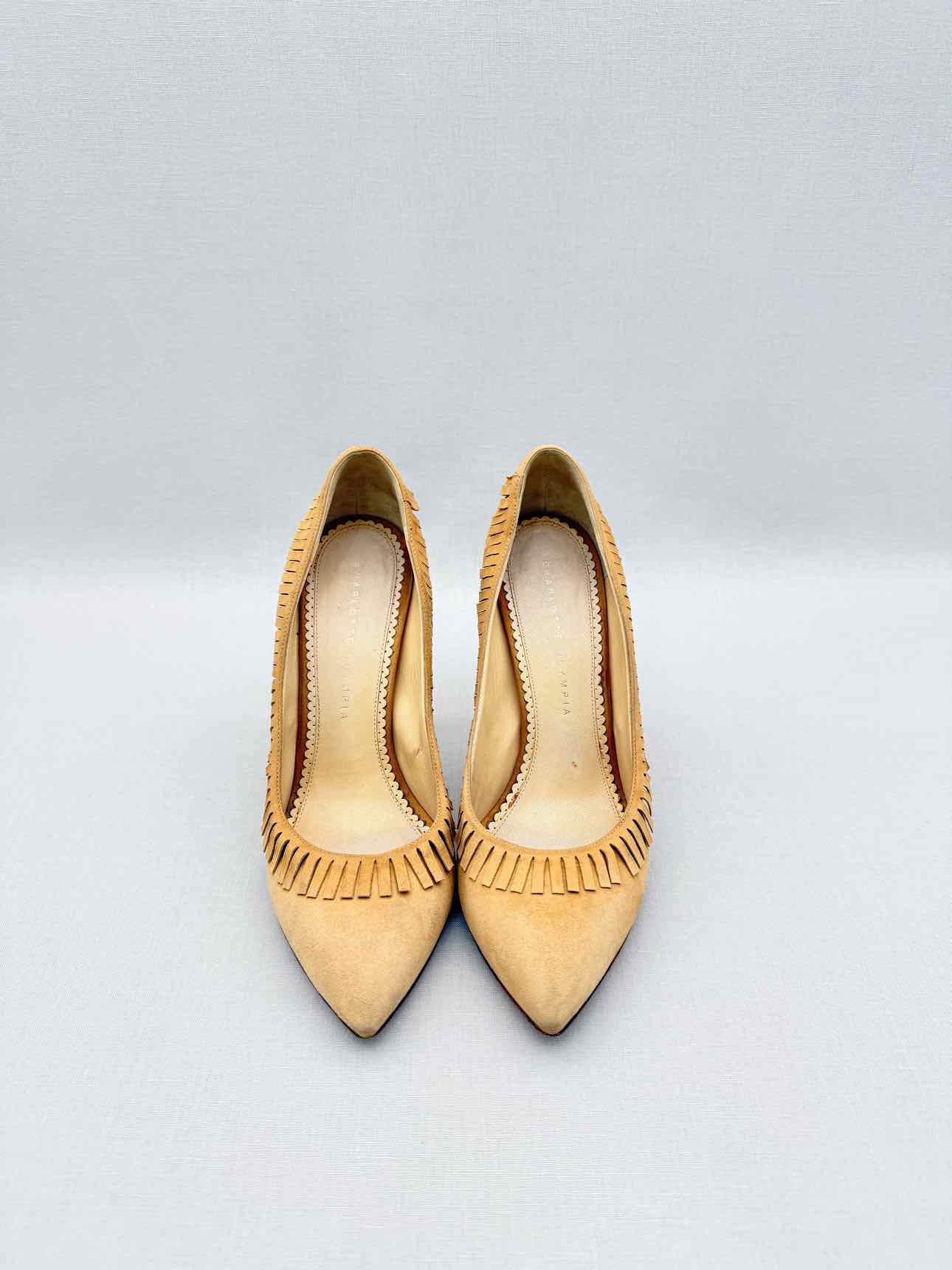 CHARLOTTE OLYMPIA Tan Size EU 39 Pumps