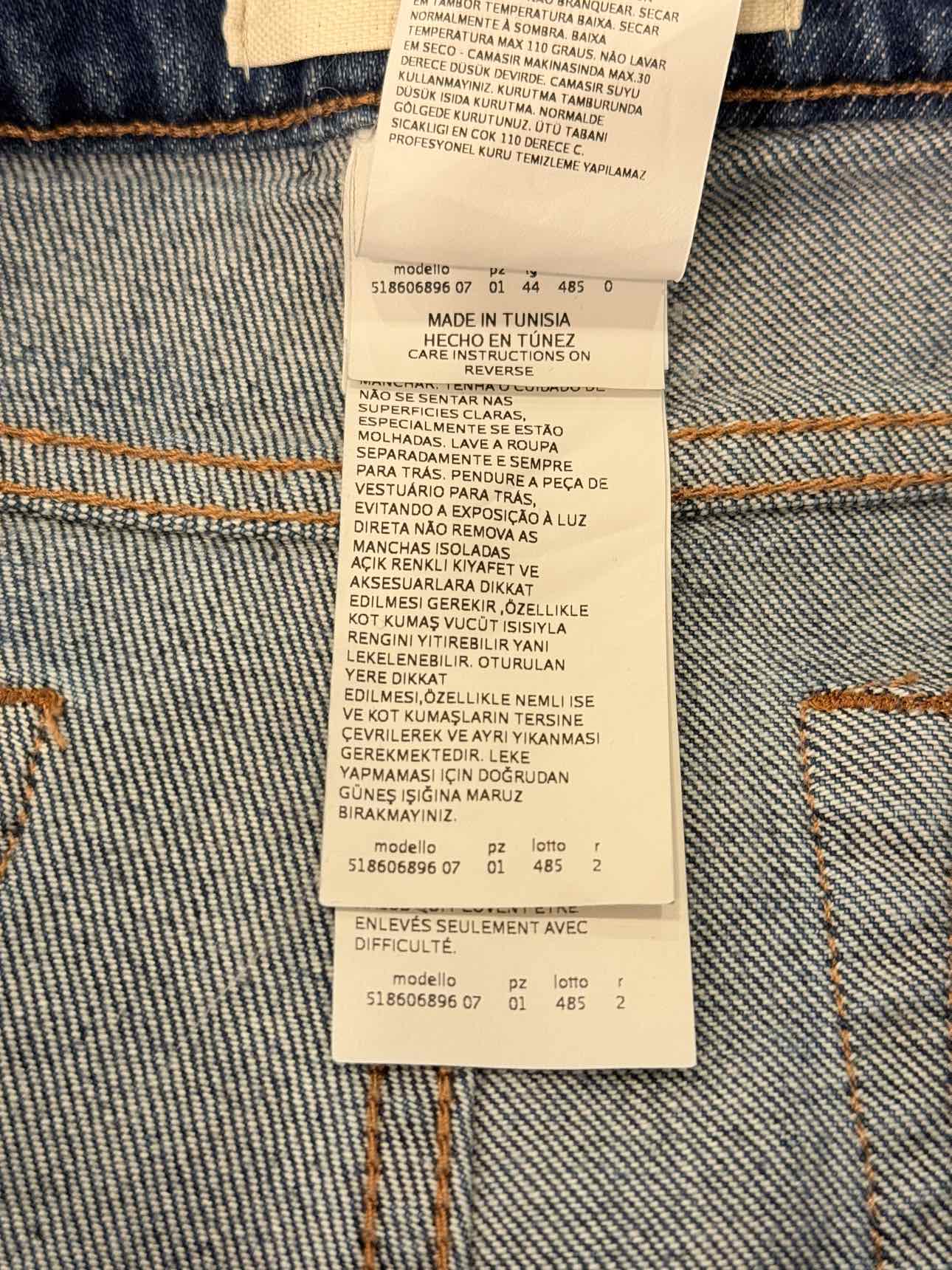WEEKEND MAX MARA Dark Blue Floral Print Size 30 Jeans