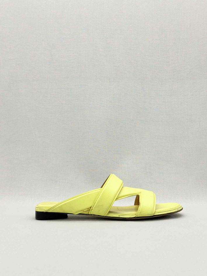 BOTTEGA VENETA The Band Yellow Size EU 40 Sandals