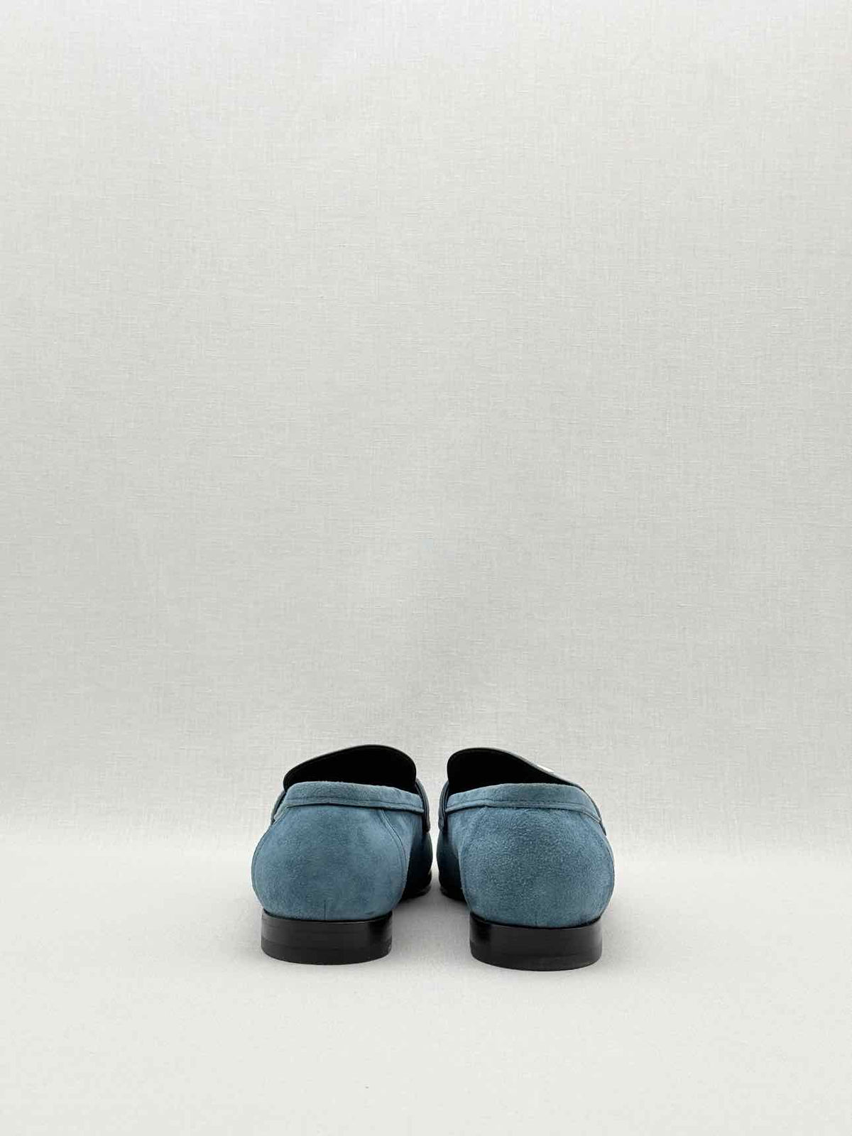 HERMES Paris Moccasins Blue Size EU 38 Loafers