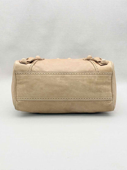 BALENCIAGA Motorcross Beige Top Handle