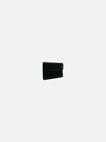 CHANEL Black Continental Wallet