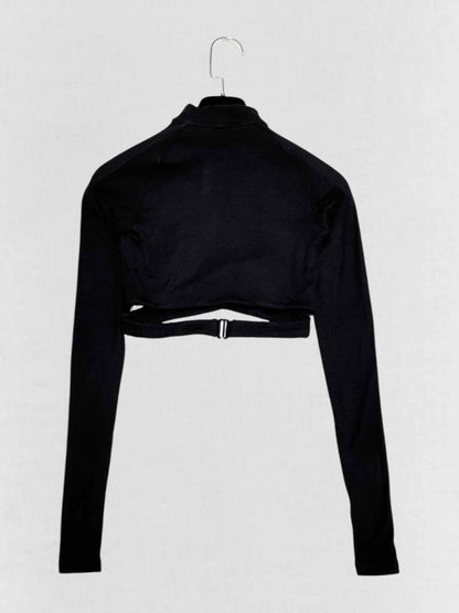 ALIX NYC Cropped Black Size XSmall Top