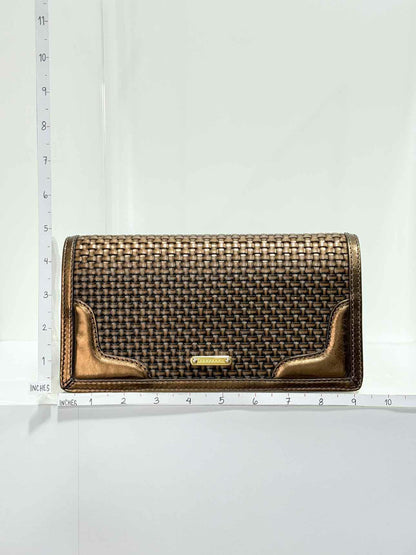 BURBERRY Wallet on Chain Brown Latticing Crossbody