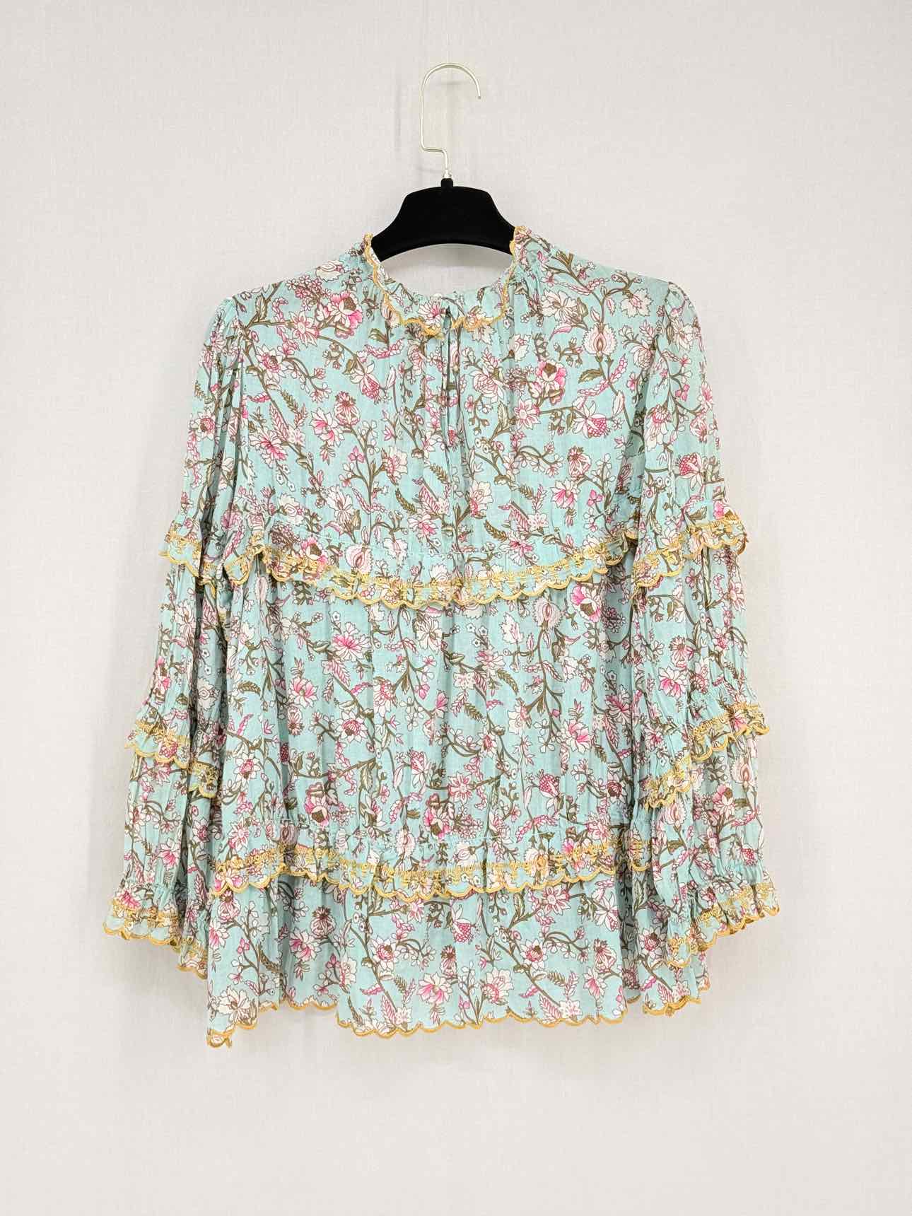ISABEL MARANT ETOILE Blue Multicolor Size US 2 Blouse