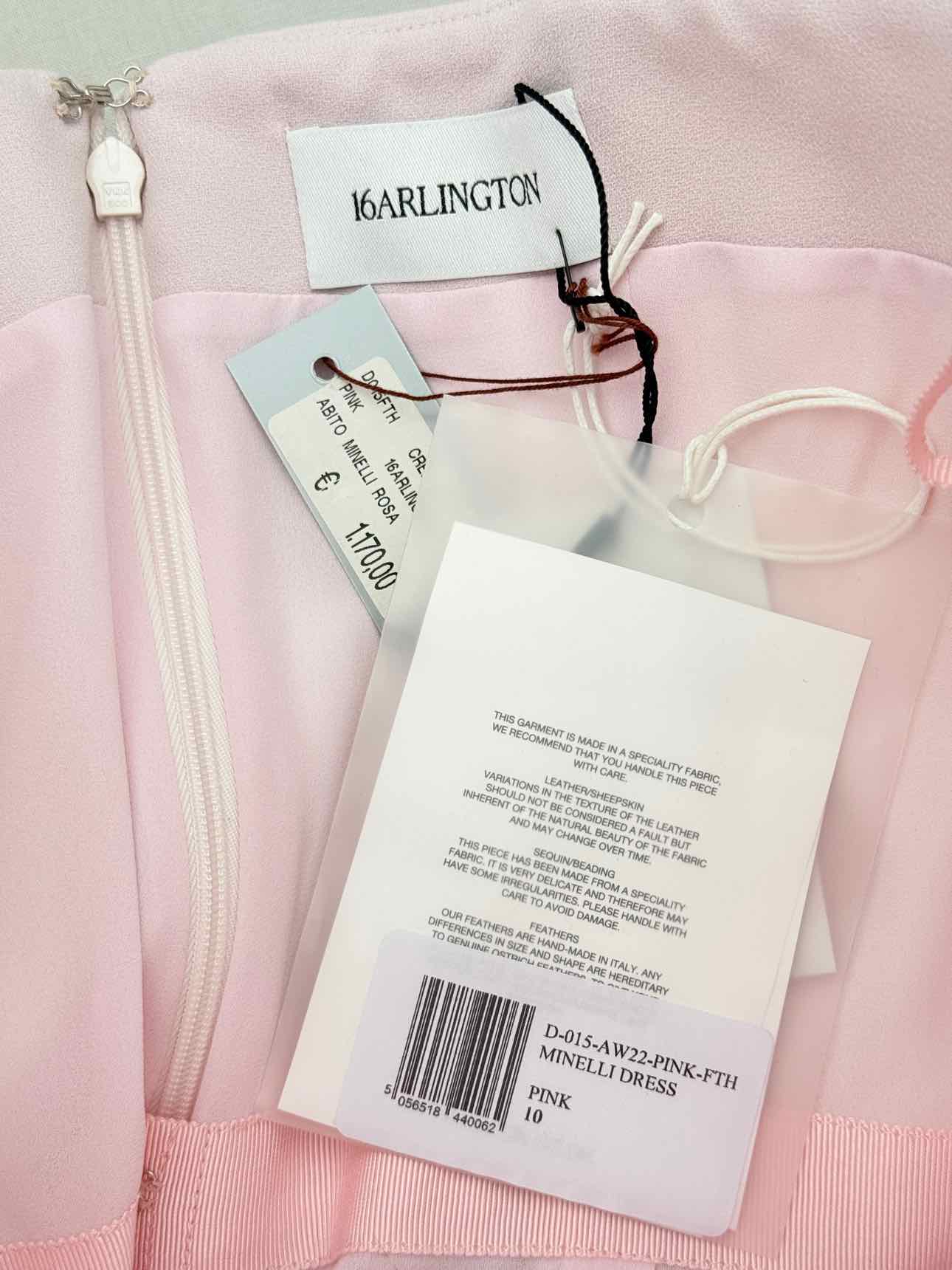 16ARLINGTON Minelli Pink Size US 6 Midi Dress