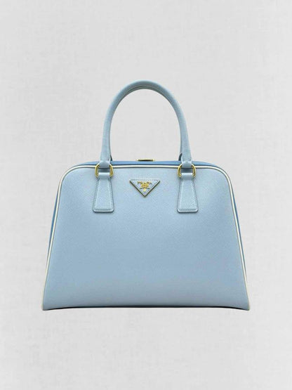 PRADA Pyramid Light Blue Top Handle