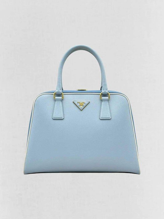PRADA Pyramid Light Blue Top Handle