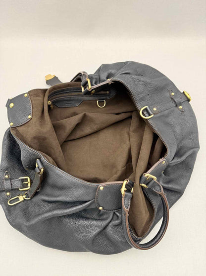 LOUIS VUITTON Mahina Surya Black Monogram Hobo bag