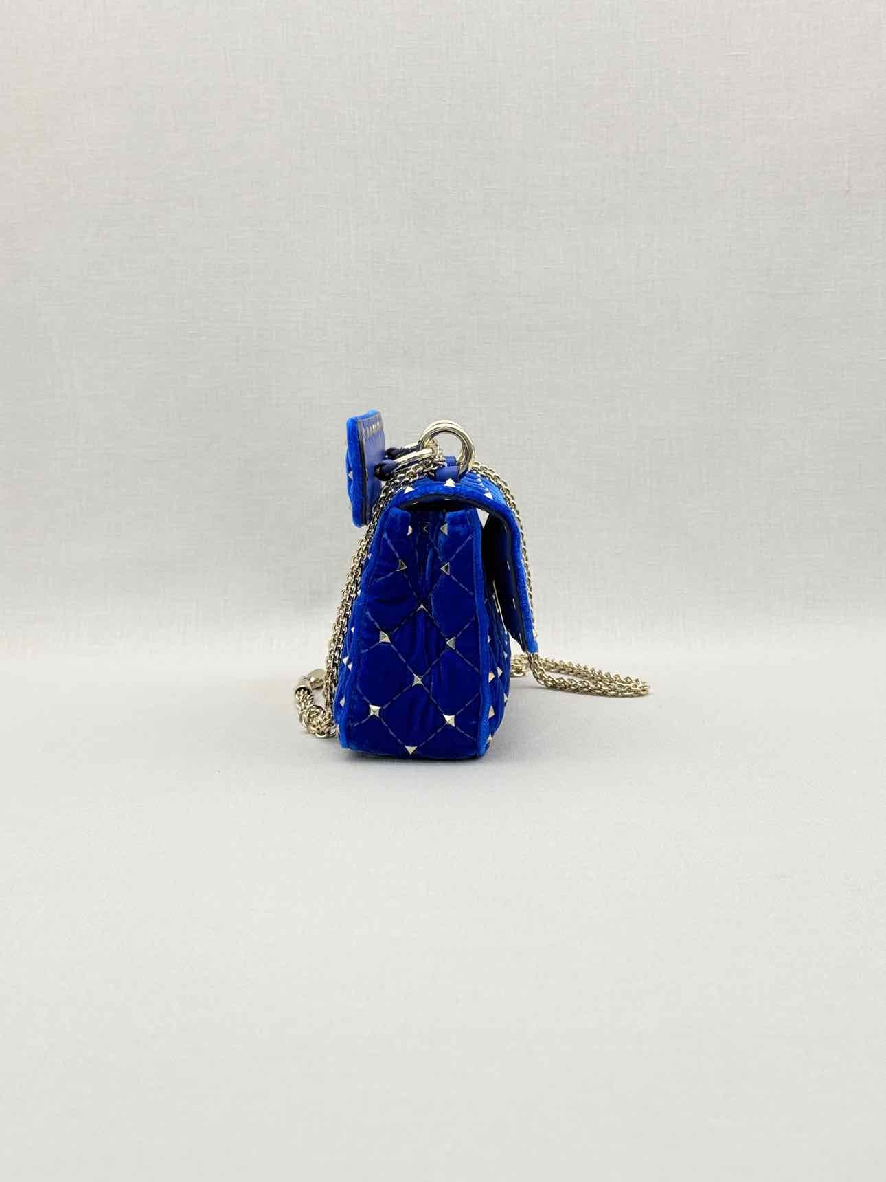 VALENTINO GARAVANI Rockstud Royal Blue Shoulder Bag