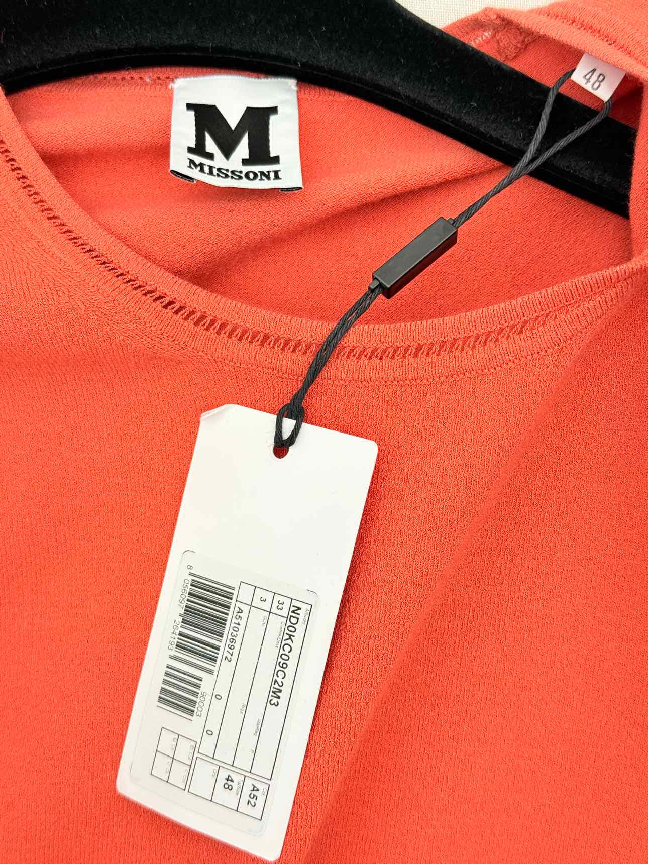 M MISSONI Orange Size US 12 Sweatshirt