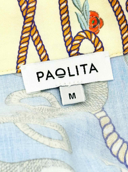 PAOLITA Thalia Blue Multicolor Size Small Long Skirt