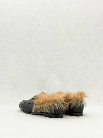 GUCCI Princetown Black Size EU 35 Flats