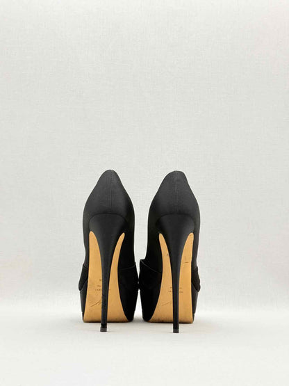 GIUSEPPE ZANOTTI Black Size EU 37.5 Open toe