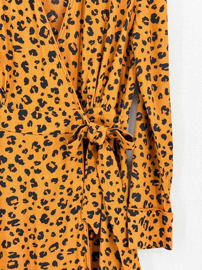 & OTHER STORIES Black & Yellow Size US 4 Midi Dress