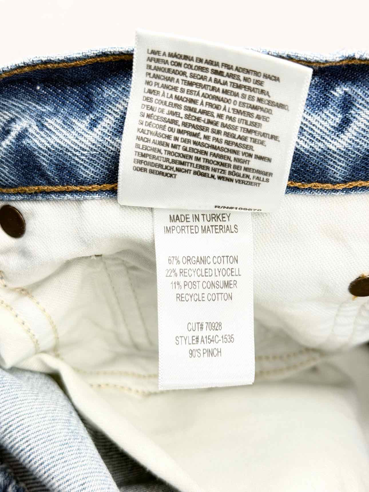 AGOLDE 90s Pinch Faded Blue Size 30 Jeans