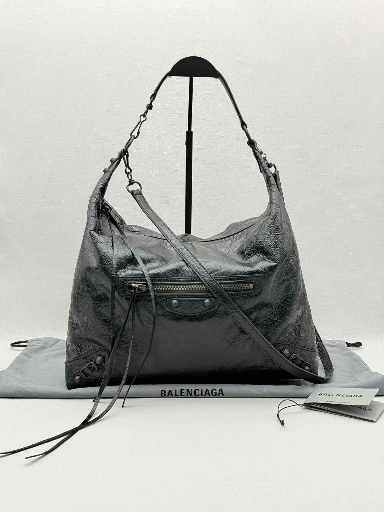 BALENCIAGA Le City Black Shoulder Bag