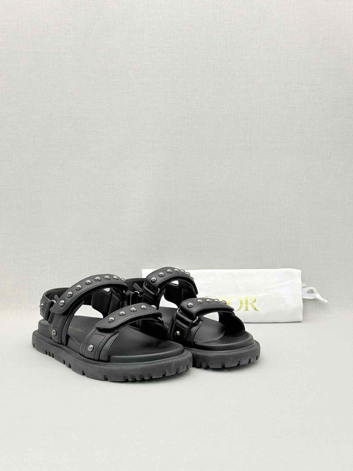 DIOR DiorAct Black Size EU 38 Sandals