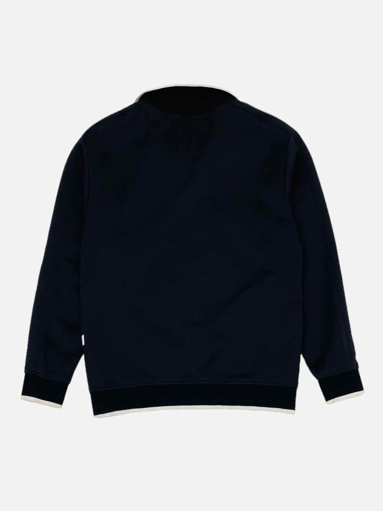 VALENTINO Black w/ White Size XSmall Tracksuit Top