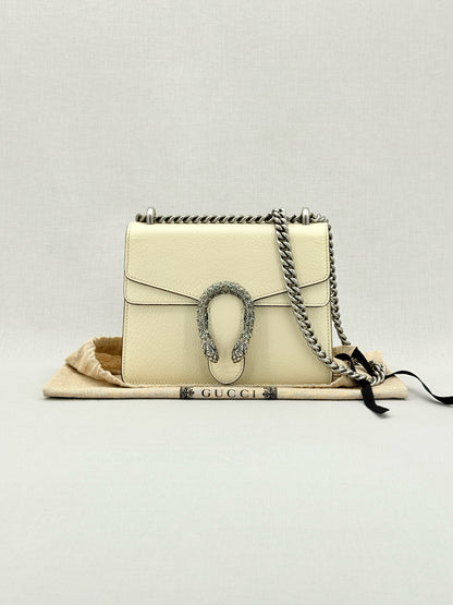 GUCCI Dionysus White Shoulder Bag