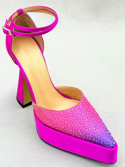 MACH & MACH Galaxy Pink Size EU 37.5 Platform