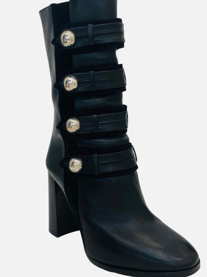 ISABEL MARANT Arnie Black Mid Calf Boots 36