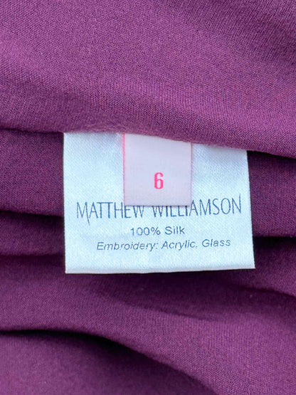 MATTHEW WILLIAMSON Size US 2 Short Dress