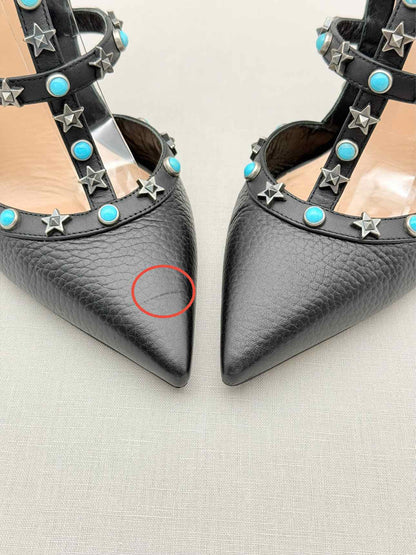 VALENTINO Rockstud Black Size EU 39.5 Pumps