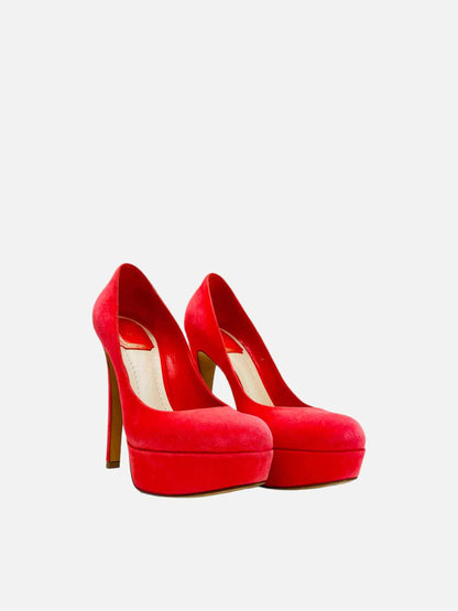 CHRISTIAN DIOR Red Pumps 36.5