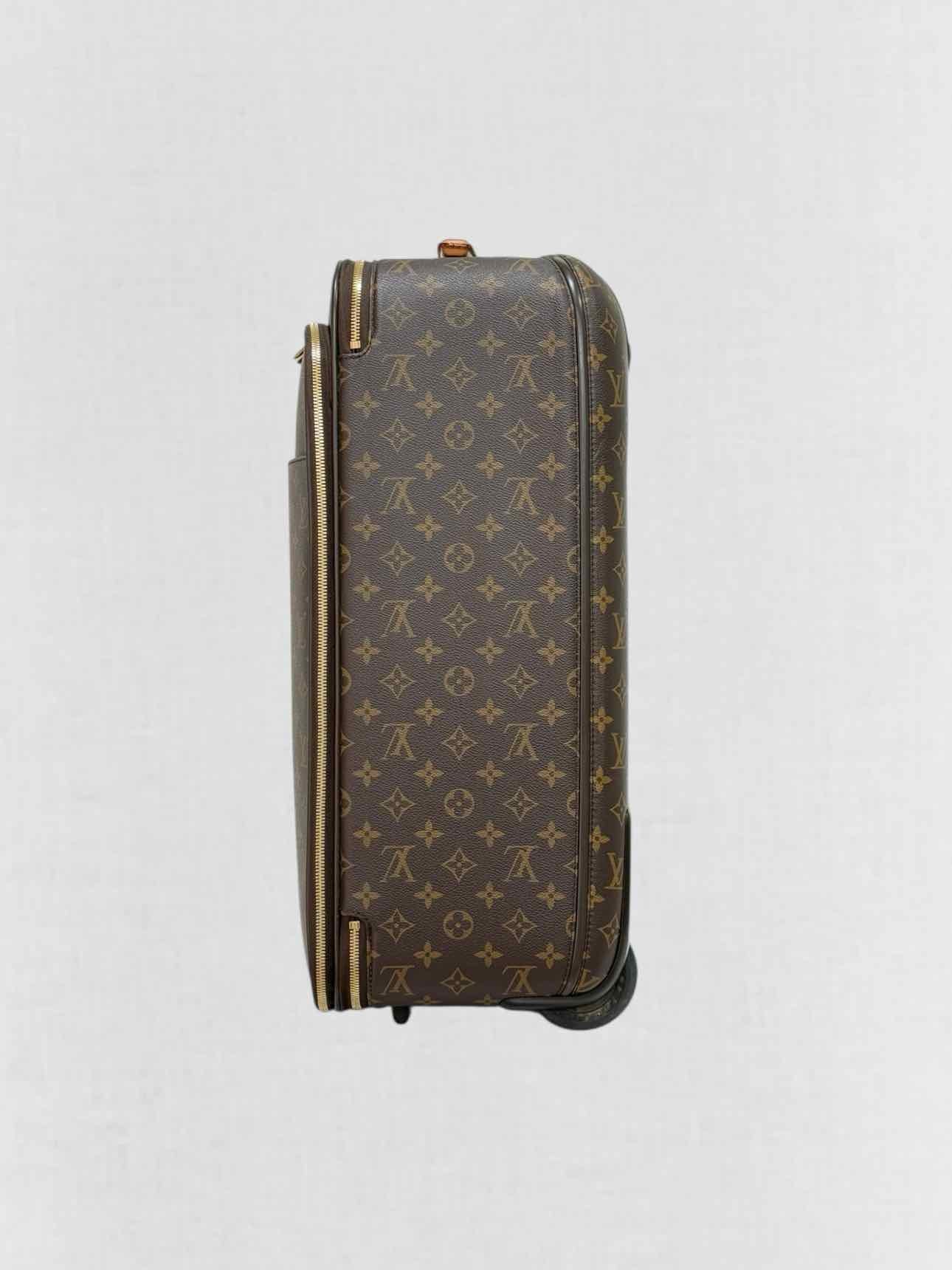 LOUIS VUITTON Pegase Brown Rolling Luggage