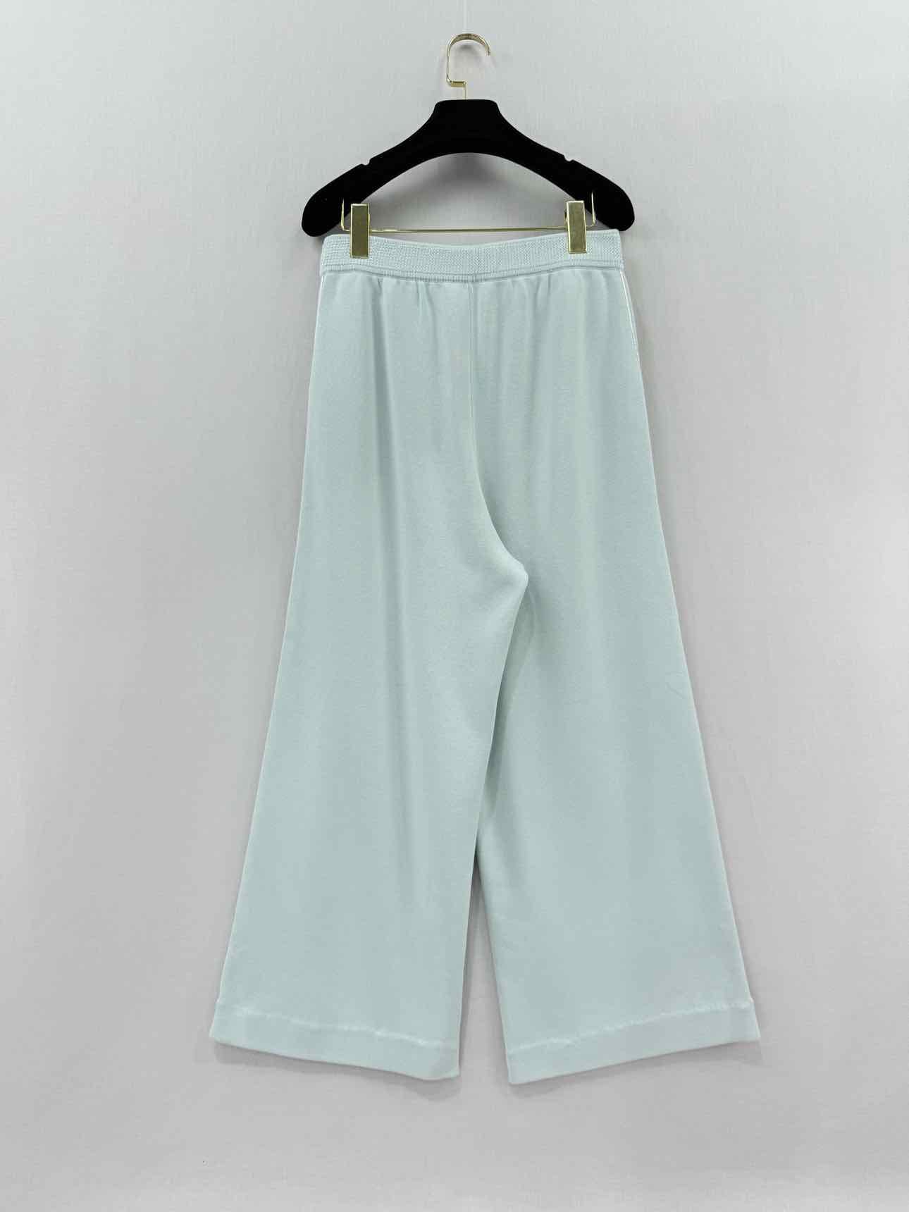 LORO PIANA Knitted Blue Size US 6/8 Top & Pants Outfit