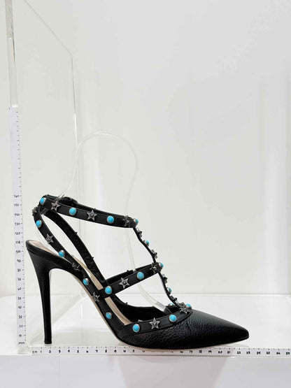 VALENTINO Rockstud Black Size EU 39.5 Pumps