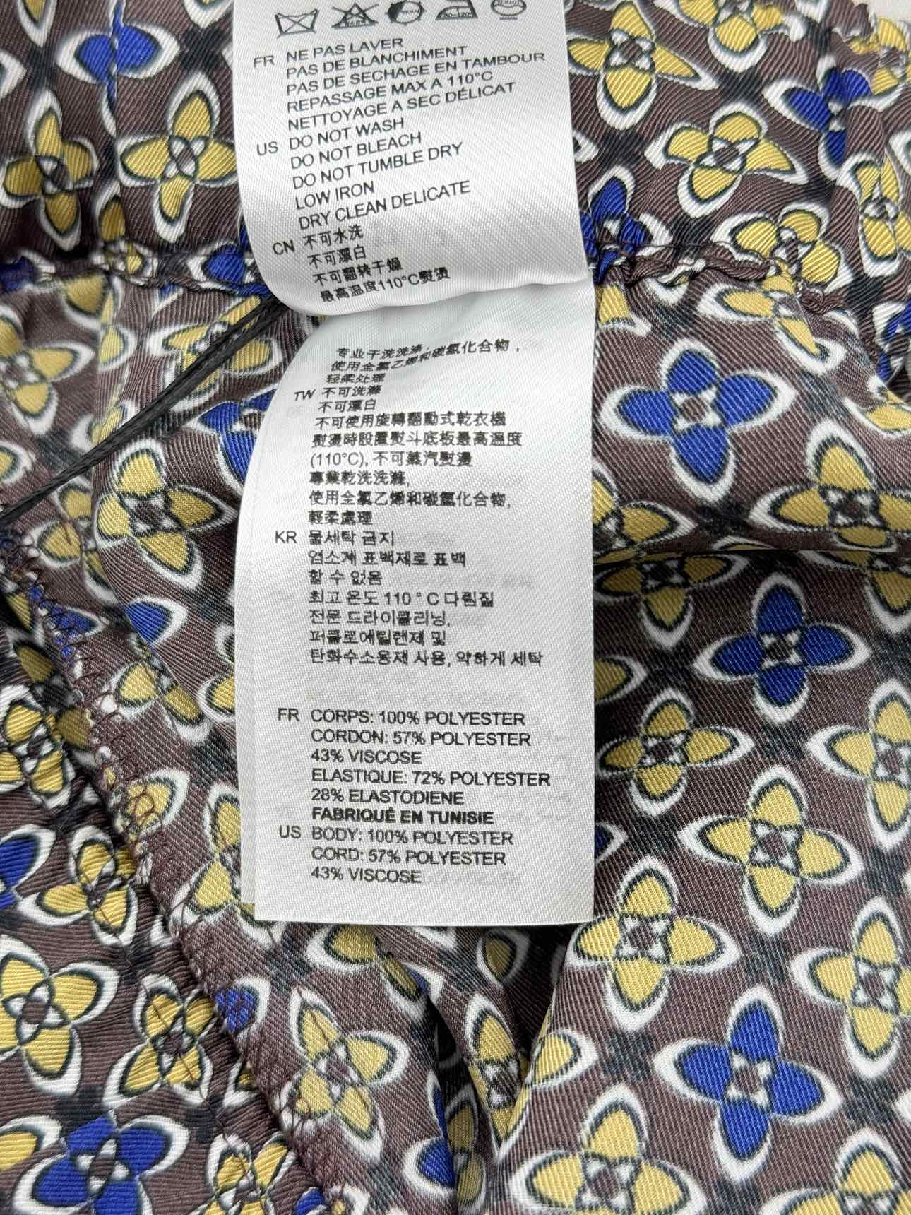 SANDRO Danny Brown Multicolor Floral Print Pants