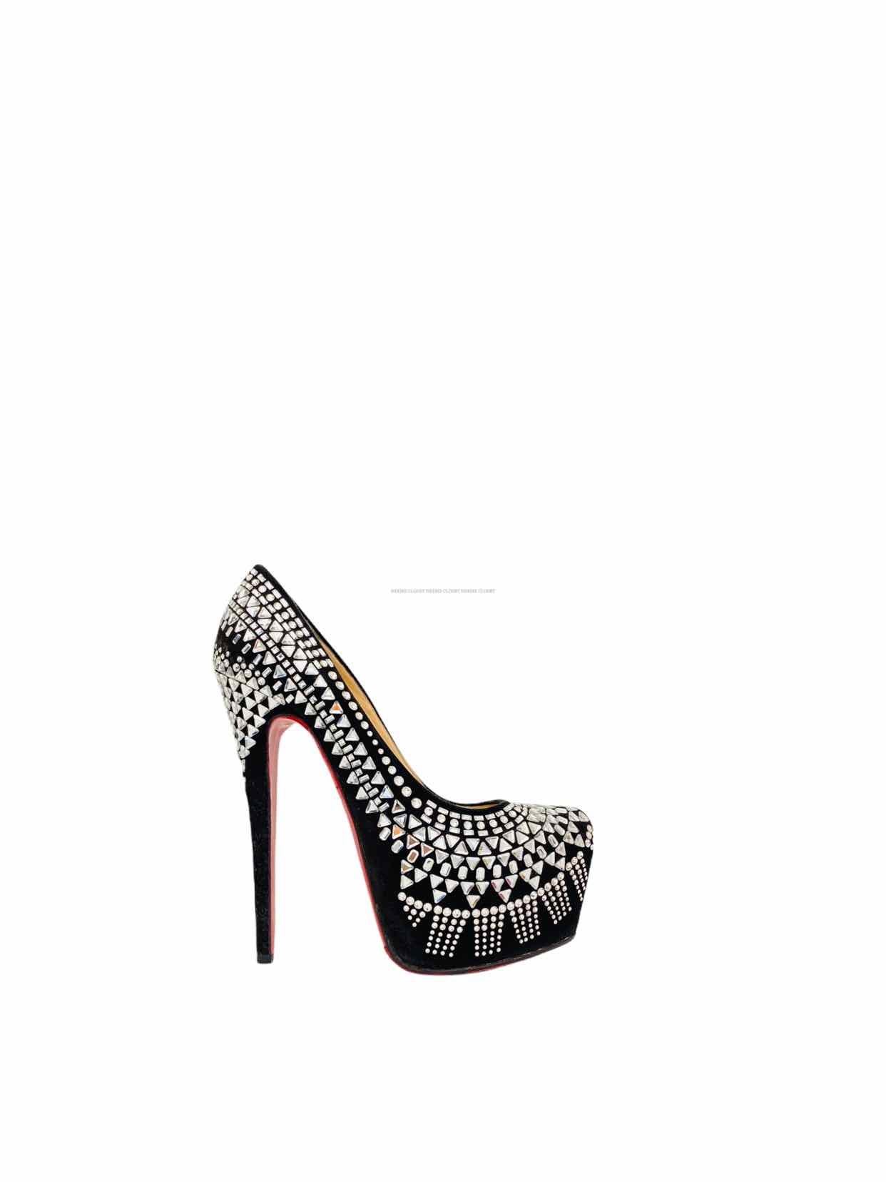 CHRISTIAN LOUBOUTIN Daffodile Black Pumps 35.5